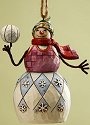 Jim Shore 4019066 Basketball Snowman