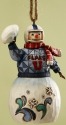 Jim Shore 4019067 Football Snowman Ornament