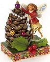 Jim Shore 4019321 Fairy and Pine Cone Tree Figurine