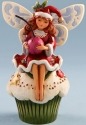 Jim Shore 4019323 Fairy and Christmas Cupcake Figurine