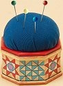 Jim Shore 4020595 Octagon Pin Cushion