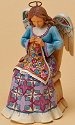 Jim Shore 4020599 Sewing Angel Figurine