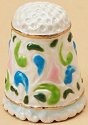 Jim Shore 4020600 Floral Thimble Thimble