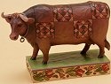 Jim Shore 4021356 Colonial Cow Figurine