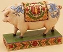 Jim Shore 4021357 Colonial Hog Figurine