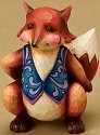 Jim Shore 4021449 Mini Fox Figurine