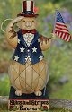 Jim Shore 4022561 Patriotic Cat Figurine