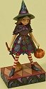 Jim Shore 4022903 Witch Way to Candy Figurine