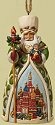 Jim Shore 4022942 Russian Santa Ornament - Russia