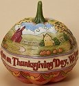 Jim Shore 4023440 Let us Pray Thanksgiving Day Figurine