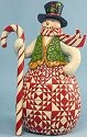 Jim Shore 4023455 Red Green Candy Sno Figurine