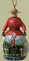 Jim Shore 4023464 RCMP Snowman Ornament