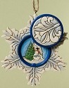 Jim Shore 4023479 Hidden Scene Snowman Ornament