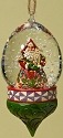 Jim Shore 4023482 Santa and Cat Ornament