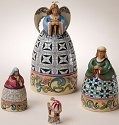 Jim Shore 4024367 Nativity Nesting Boxes