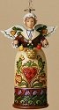 Jim Shore 4024736 Christmas Angel Ornament