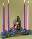 Jim Shore 4024790 Advent Candleholder