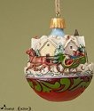 Jim Shore 4024795 Christmas Scene Revolving Ornament