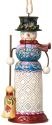 Jim Shore 4025496 Snowman Nutcracker Hanging Ornament