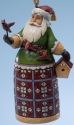 Jim Shore 4025498 Santa Cardinals Birdhouse Hanging Ornament