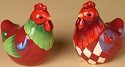 Jim Shore 4025872 Roosters Salt and Pepper Shakers