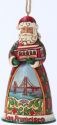 Jim Shore 4026382 San Francisco Santa Hanging Ornament