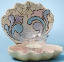 Jim Shore 4026845 Clamshell Candleholder Candleholder