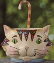 Jim Shore 4026856 Cat Head Planter