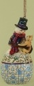 Jim Shore 4027750 Snowman Cat Ornament