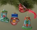 Jim Shore 4029508 4 Glass Ornaments Ornament