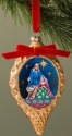 Jim Shore 4029512 Glass Nativity Ornament