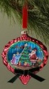 Jim Shore 4029513 Glass Santa Ornament