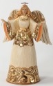 Jim Shore 4030243 Ivory and Gold Ange Figurine