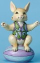 Jim Shore 4031218 Bunny on Easter Egg Figurine