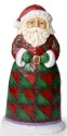 Jim Shore 4032482 Red Green Santa Figurine