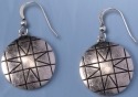 Jim Shore 4032512 Round Quilt Dangle Earrings