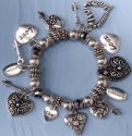 Jim Shore 4033295 Multi Hearts Bracelet Bracelet