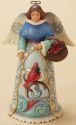 Jim Shore 4033824 Winter Angel Cardinal Figurine