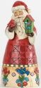 Jim Shore 4034363 Santa Birdhouse Figurine