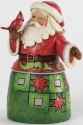 Jim Shore 4034368 Pint Sized Santa Cardinal Figurine