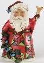 Jim Shore 4034370 Pint Sized Santa Bell Figurine