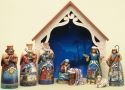 Jim Shore 4034382 Set 9 Mini Nativity Figurines