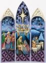 Jim Shore 4034385 Nativity Triptych Figurine