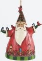 Jim Shore 4034402 Santa Birds Hanging Ornament