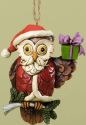 Jim Shore 4034412 Christmas Owl Hanging Ornament