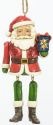 Jim Shore 4034415 Santa Dangling Arms Hanging Ornament