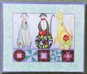 Jim Shore 4034852 JS Canvas Wall Decor Trio of Cats