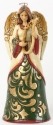 Jim Shore 4035384 Green Ivory Angel H Figurine