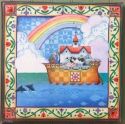 Jim Shore 4035437 JS Canvas Wall Decor Noah's Ark