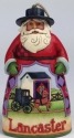 Jim Shore 4037497 Lancaster Santa Aro Ornament